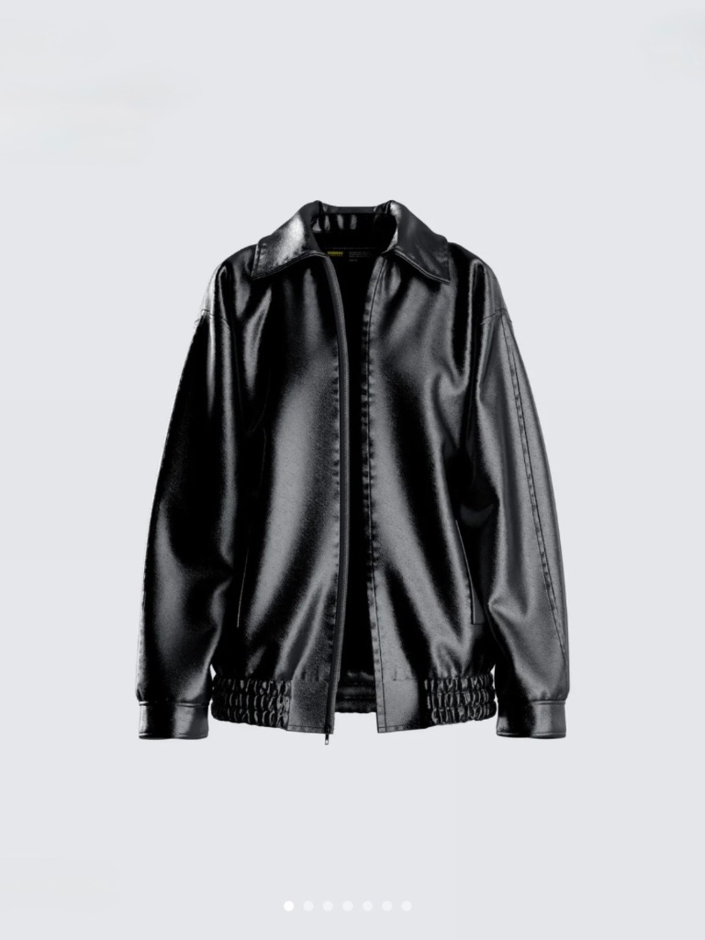 danny black vegan leather jacket – finesse